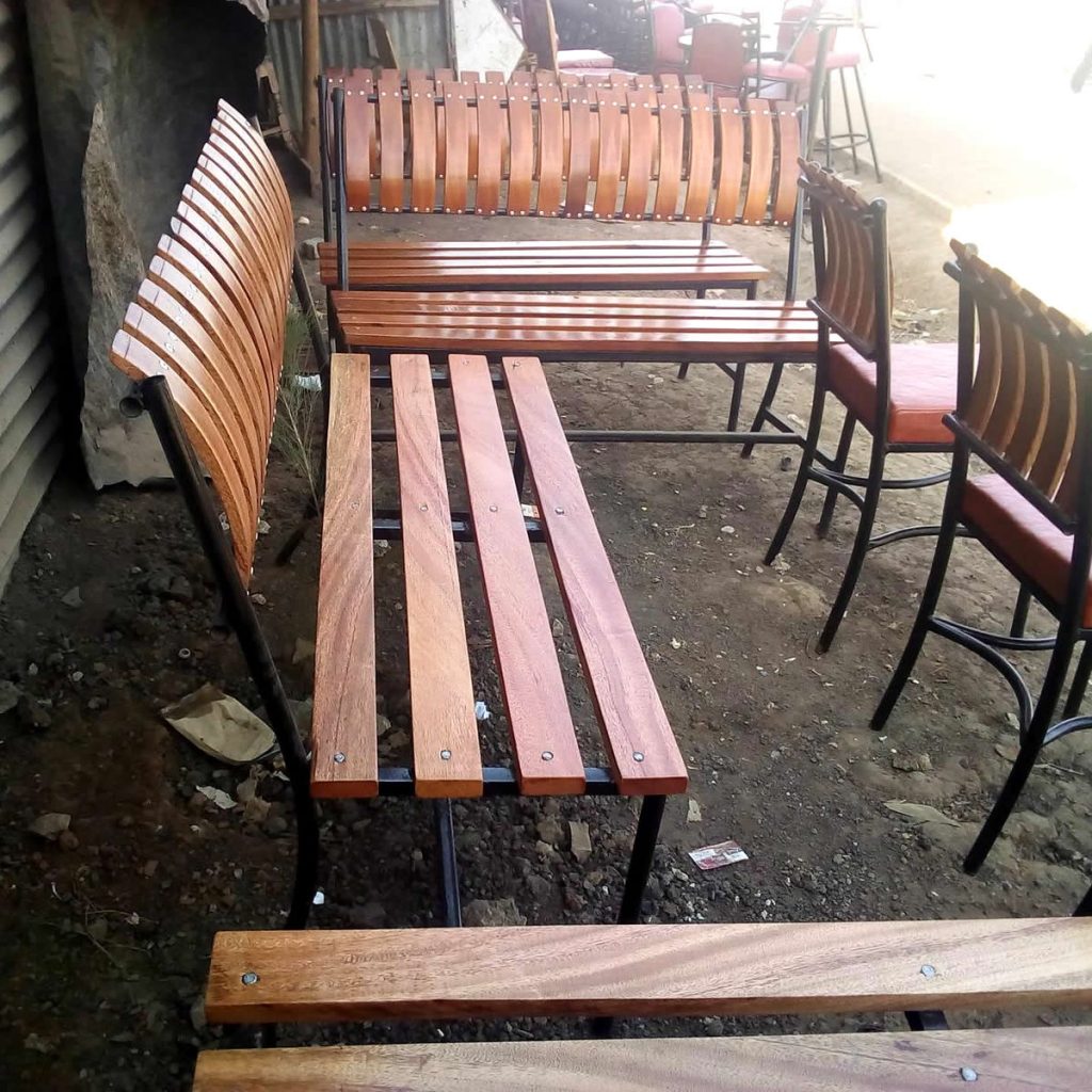 Garden, Outdoor, Patio Benches Nairobi Restaurant Furniture
