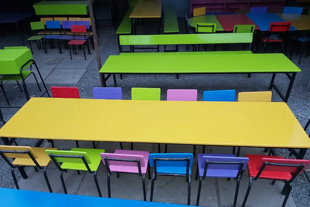 Kindergarten Rectangular Table 8ftby 2ft Chairs not Included School