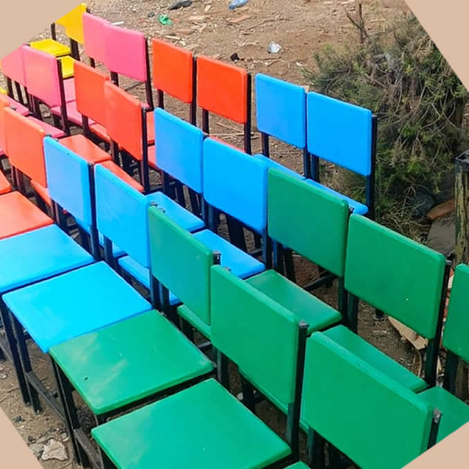 Multi-colored Chair