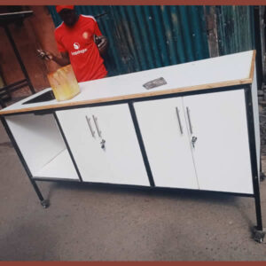 Mobile Laboratory Workstation Unit with Integrated Sink and Storage